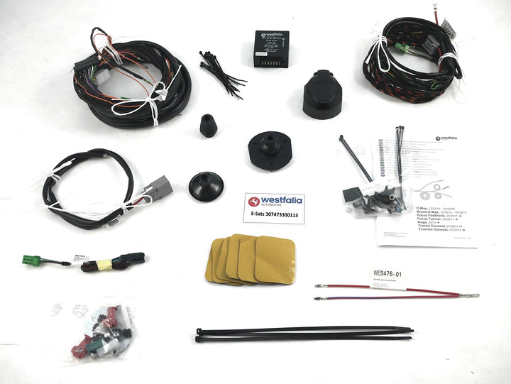 Westfalia Elektrosatz 13-polig und fahrzeugspezifisch für Ford Kuga II (BJ 04/2013 - 12/2019)