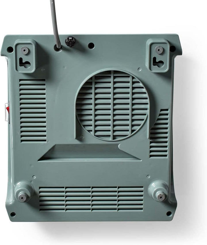 Nedis HTBA20WT Badezimmer-Heizung | 2000 W | Verstellbares Thermostat | 2 Heizstufen | Spritzwasserg