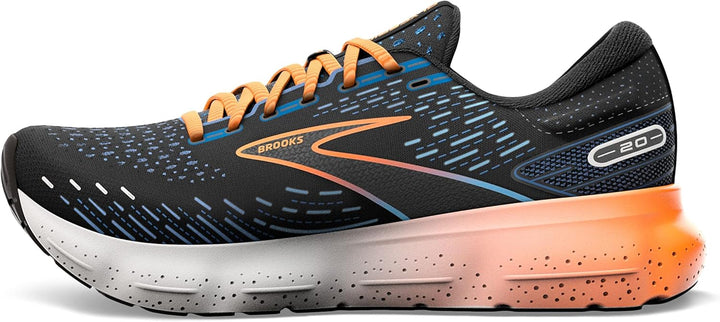 Brooks Herren Glycerin 20 Sneaker 41 EU Black Diva Pink White, 41 EU Black Diva Pink White