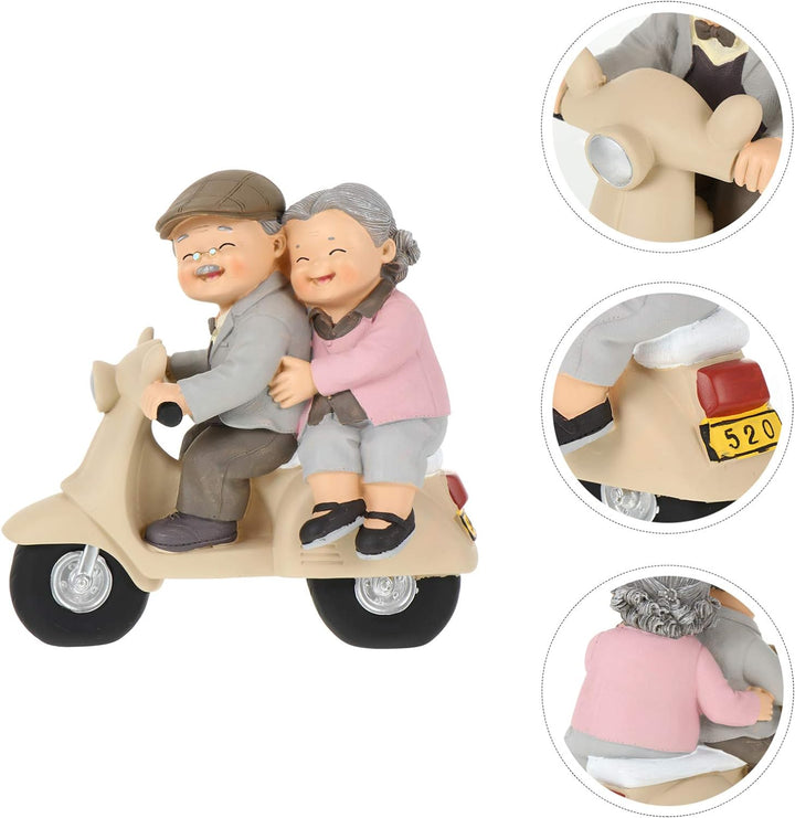 Garneck Altes Ehepaar Grosselterntag Geschenke für Eltern 50. Jahrestag Geschenke Figur Romantische