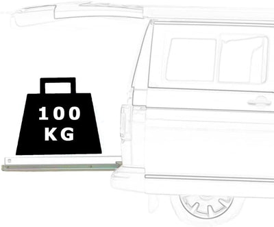 BRESKO 1 Paar (2 Stück) Schwerlastauszug 30 – 100 cm 100 kg Traglast Schwerlastschiene Schubladensch