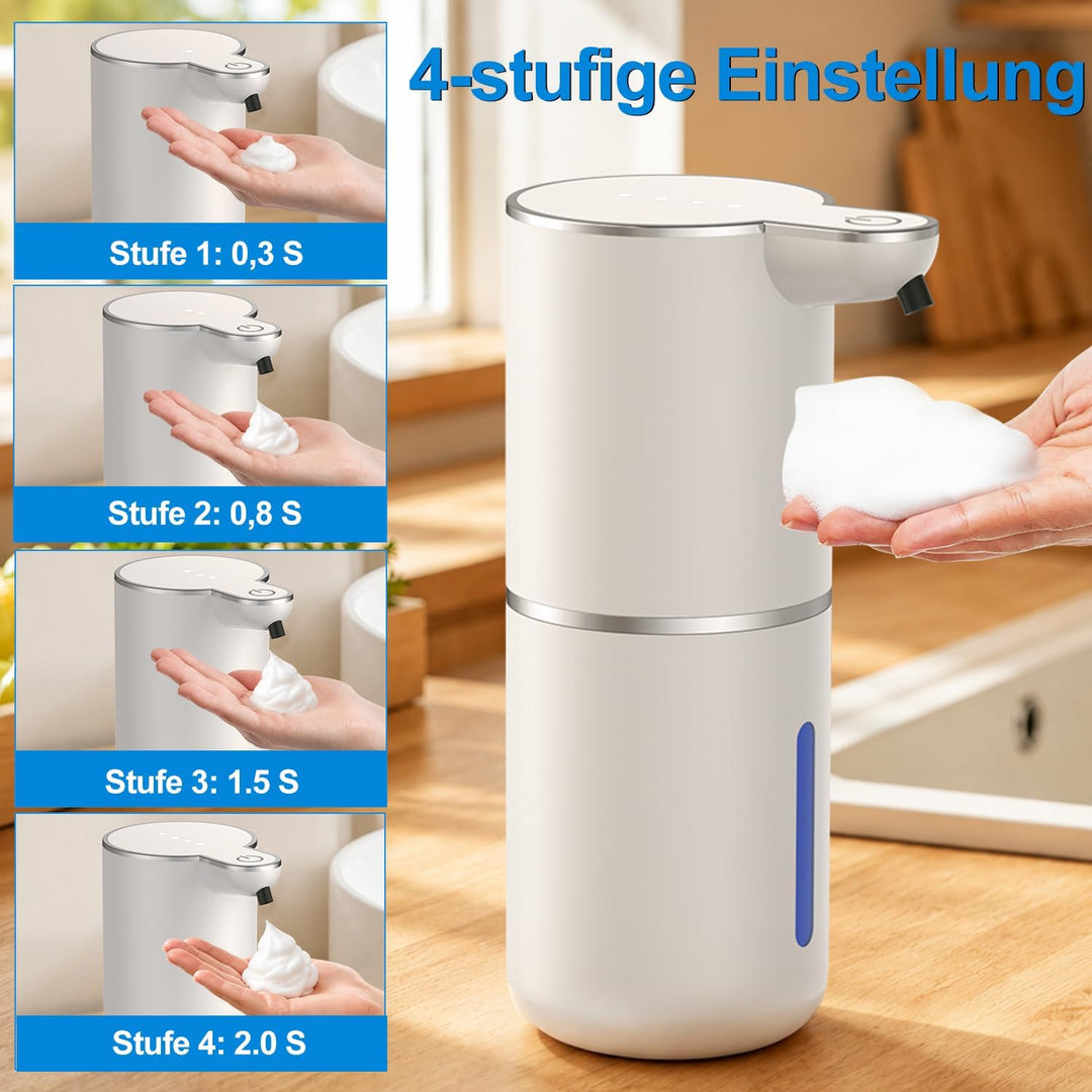 Amyzavls Seifenspender Automatisch für Schaum, Wandbefestigung Berührungslos Elektrischer Seifenspen