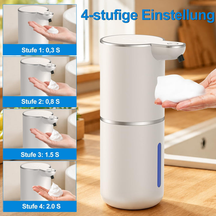 Amyzavls Seifenspender Automatisch für Schaum, Wandbefestigung Berührungslos Elektrischer Seifenspen