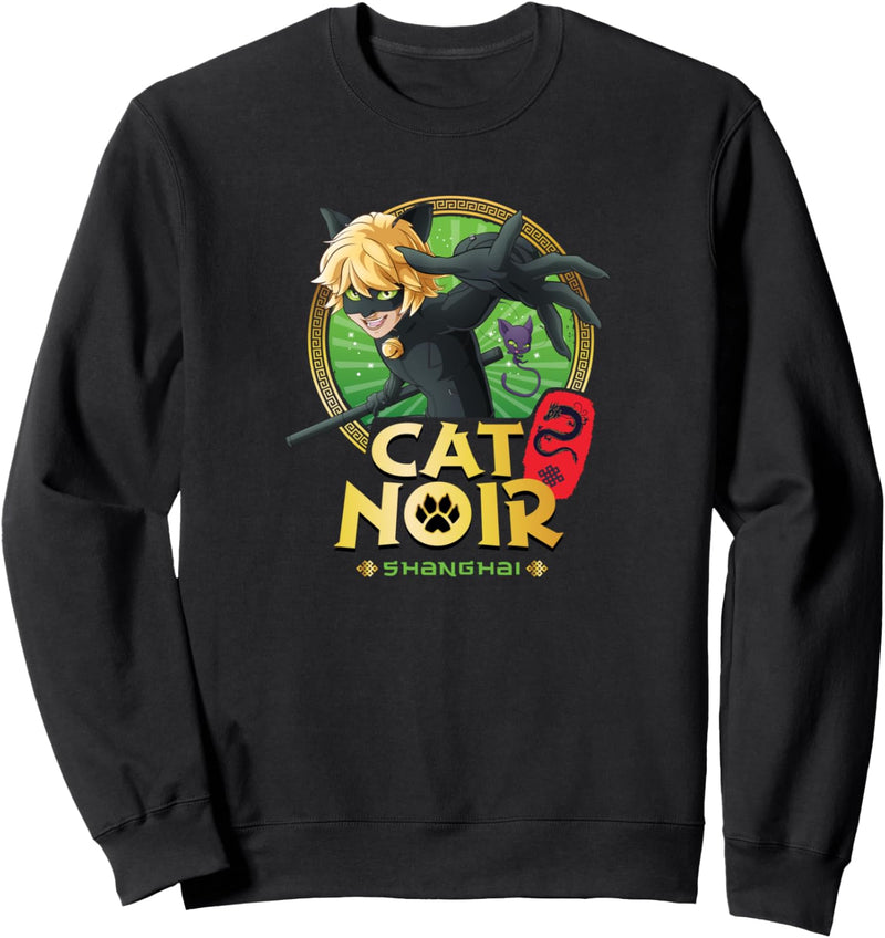 Miraculous Shanghai Cat Noir Kampfpose Sweatshirt