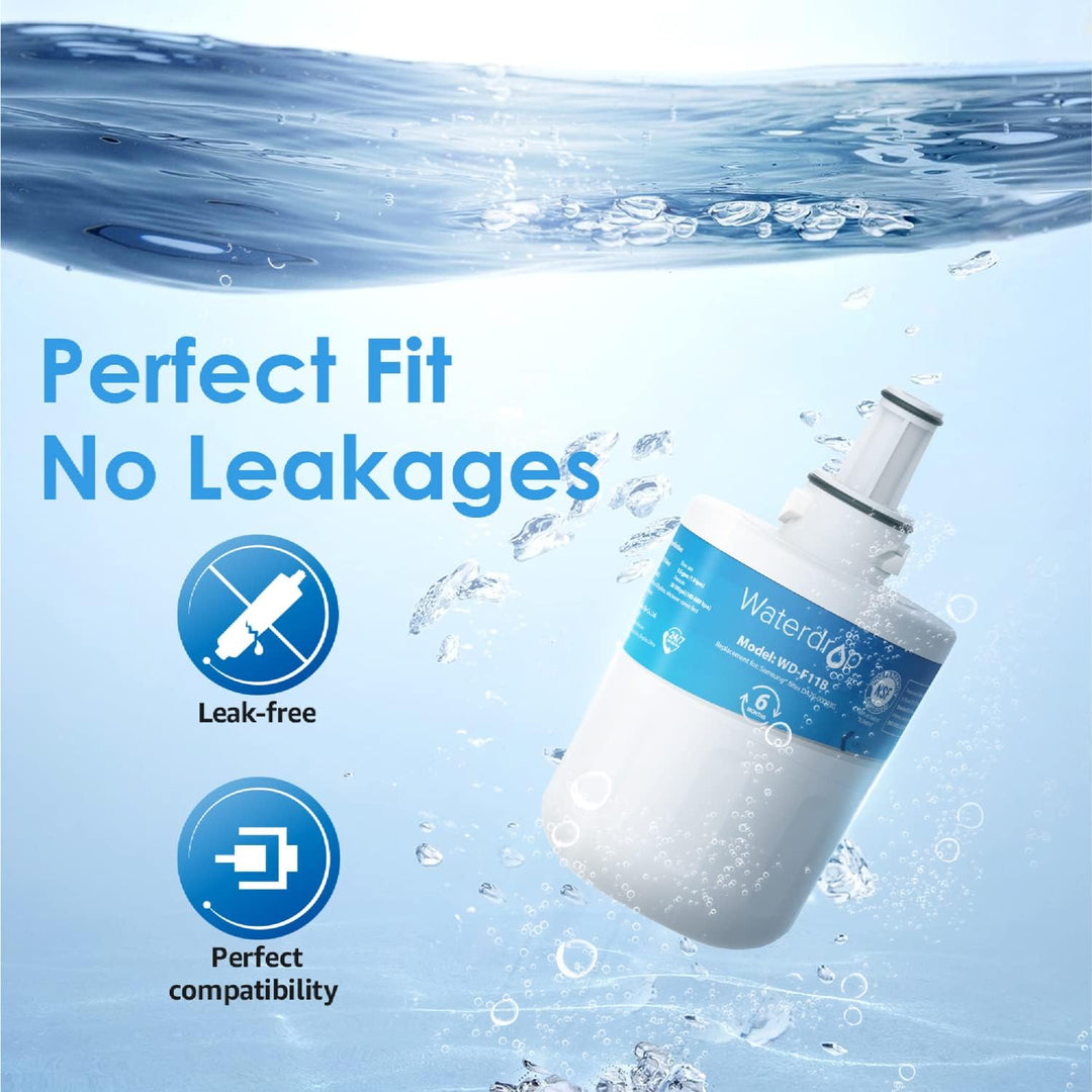 Waterdrop DA29-00003G Kühschrank Wasserfilter, Ersatz für Samsung AquaPure Plus DA29-00003G, DA29-00