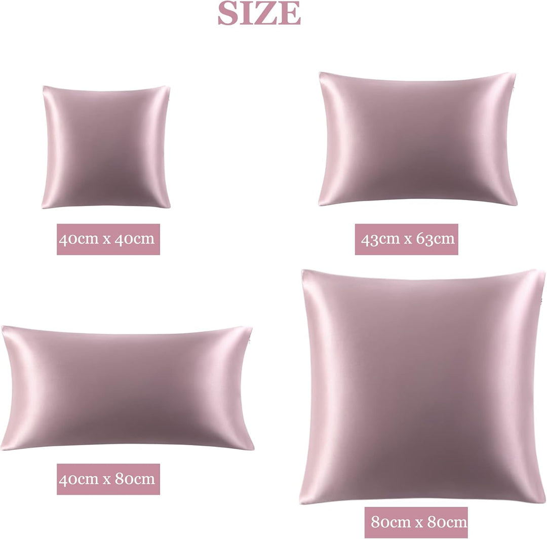 PiccoCasa 22 Momme 100% Seide Kissenbezug Haar- und Hautpflege Kissenhülle Maulbeerseide Kopfkissenb