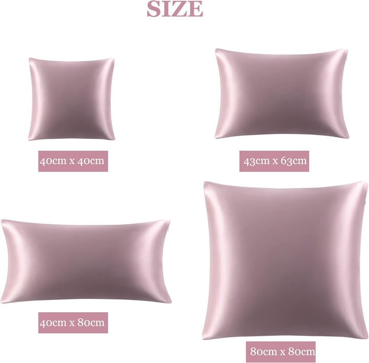 PiccoCasa 22 Momme 100% Seide Kissenbezug Haar- und Hautpflege Kissenhülle Maulbeerseide Kopfkissenb