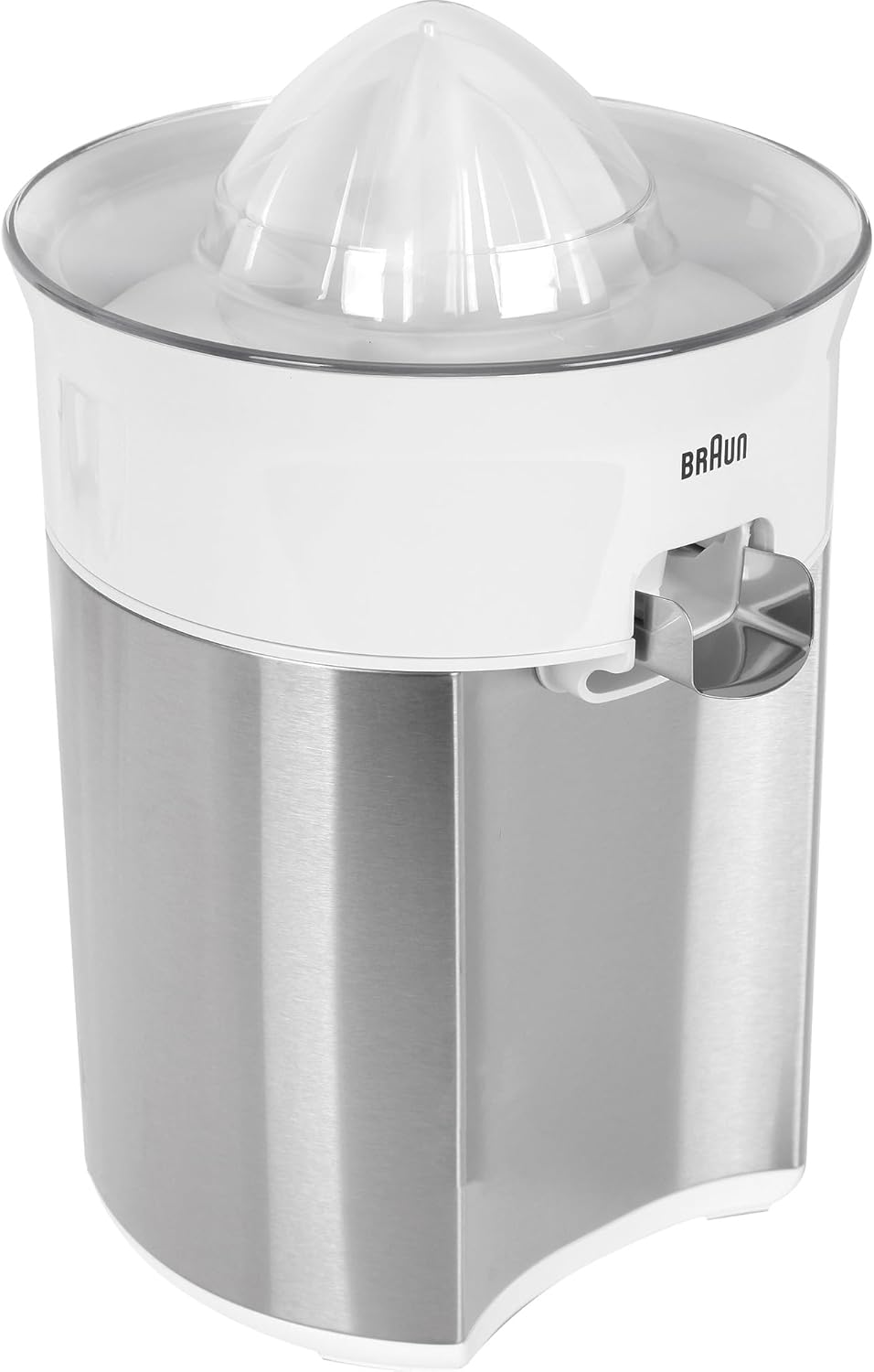 Braun CitrusQuick 5 CJ5050 WH Zitruspresse, Direkter Saftauslauf, Anti-Tropf-Auslauf, Start/Stopp-Au