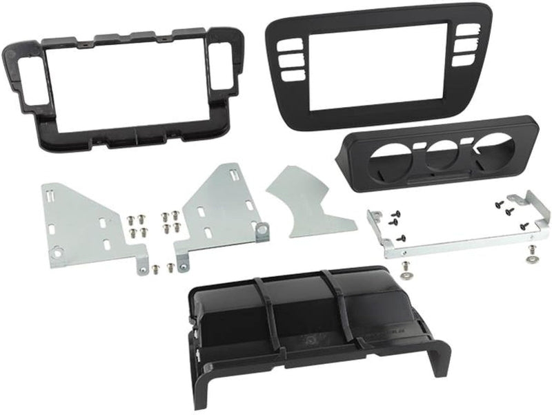 ACV Einbaurahmen Set für Doppel DIN Autoradio in VW Up/Seat MII/Skoda Citigo - schwarz