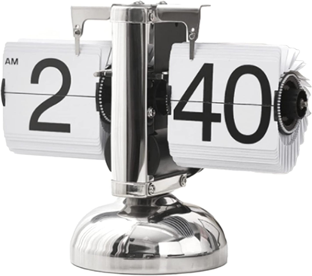 Tischuhr Vintage Retro Flip Uhr, Retro-Flip-Down-Uhr Mit GrossEn Ziffern, Tischuhr Digital Mit Batte