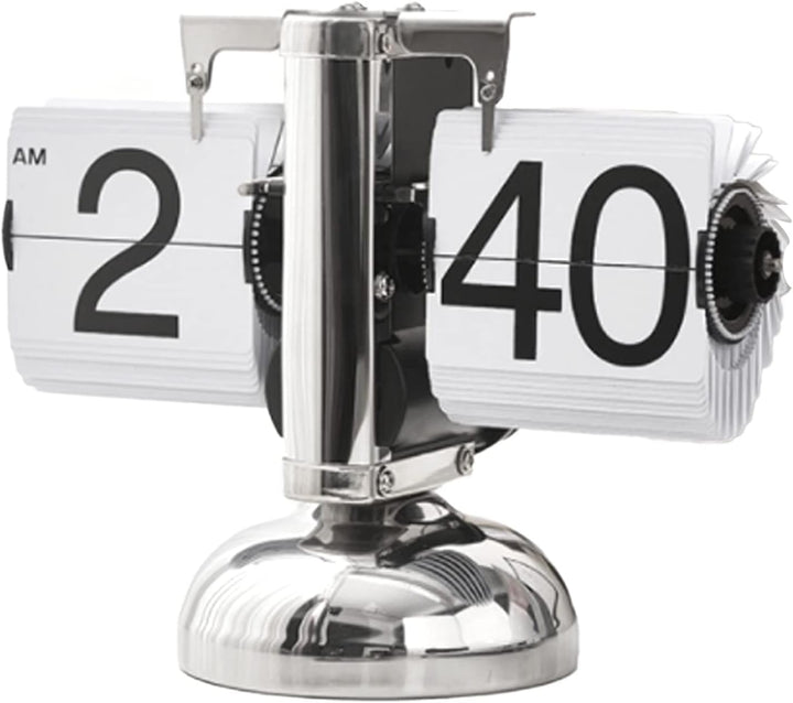 Tischuhr Vintage Retro Flip Uhr, Retro-Flip-Down-Uhr Mit GrossEn Ziffern, Tischuhr Digital Mit Batte
