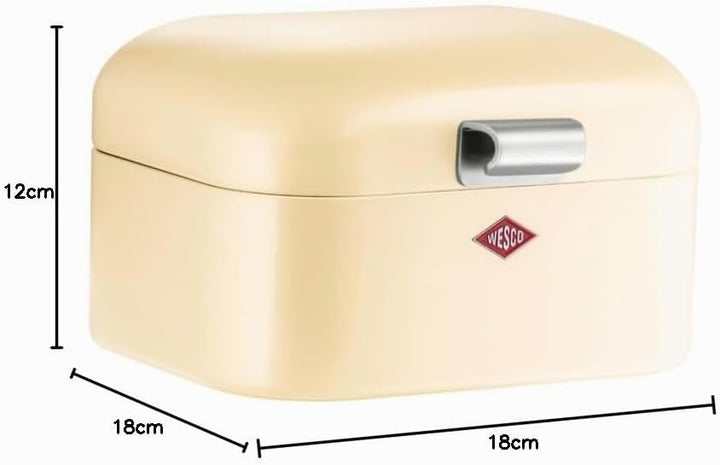 Wesco 326292 235 001 Mini Grandy Brotkasten 17 x 18 x 12cm (L/B/H) Mandel, Mandel