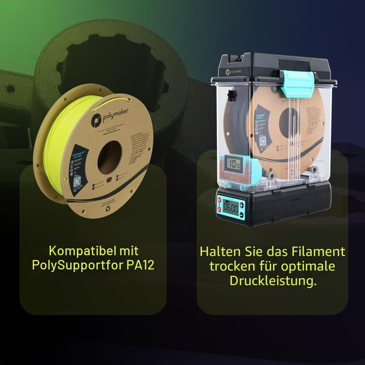 Polymaker Fiberon PA612-ESD Filament, 1,75 mm, schwarz, 0,5 kg 111 Fiberon Pa612-esd 1,75 mm schwarz