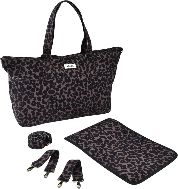 BÉABA Wickeltasche Baby Madrid XXL 44L – Extra Grosse Wickeltasche im Tote-Format, Unisex für Mama u