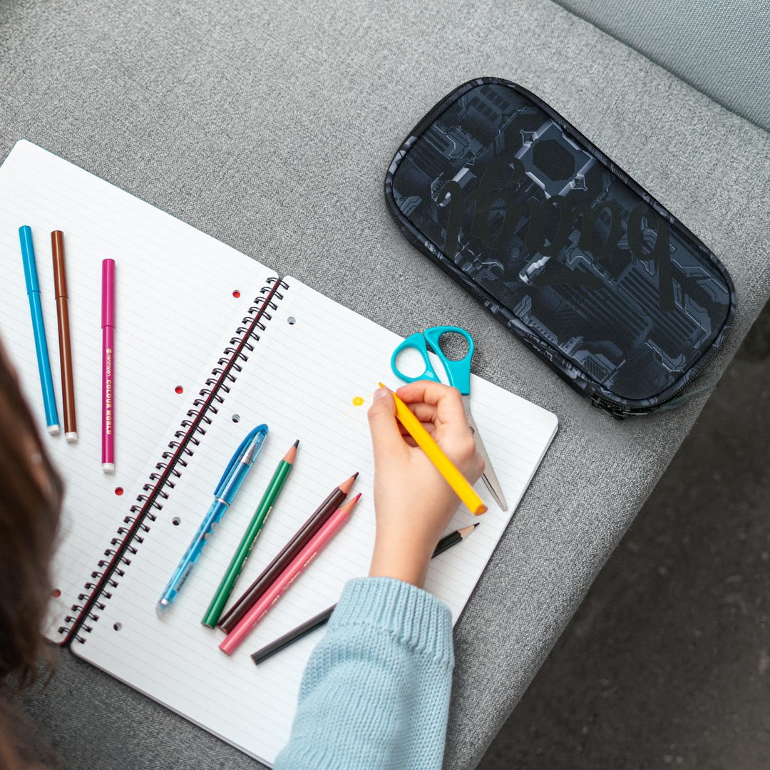 Baagl Federmäppchen für Mädchen - Schulmäppchen für Schreibwaren - Schulsachen Federtasche, Jungen F