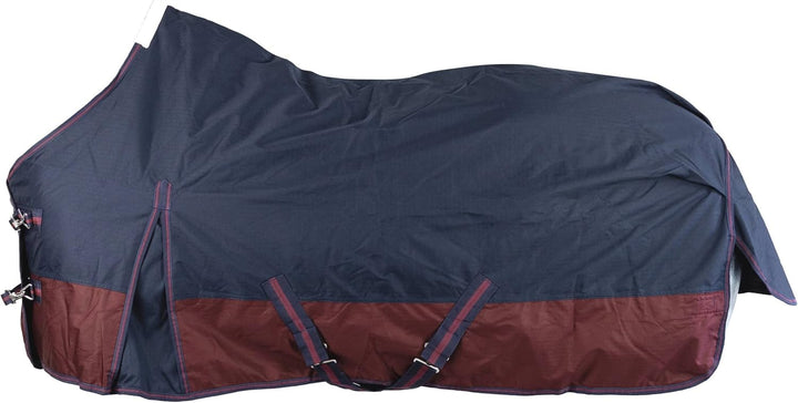 RL24 - Winterdecke 100g Füllung 600D BASICLINE Marine/braun 95cm Marine/Kastanie (Altes Modell) 95cm