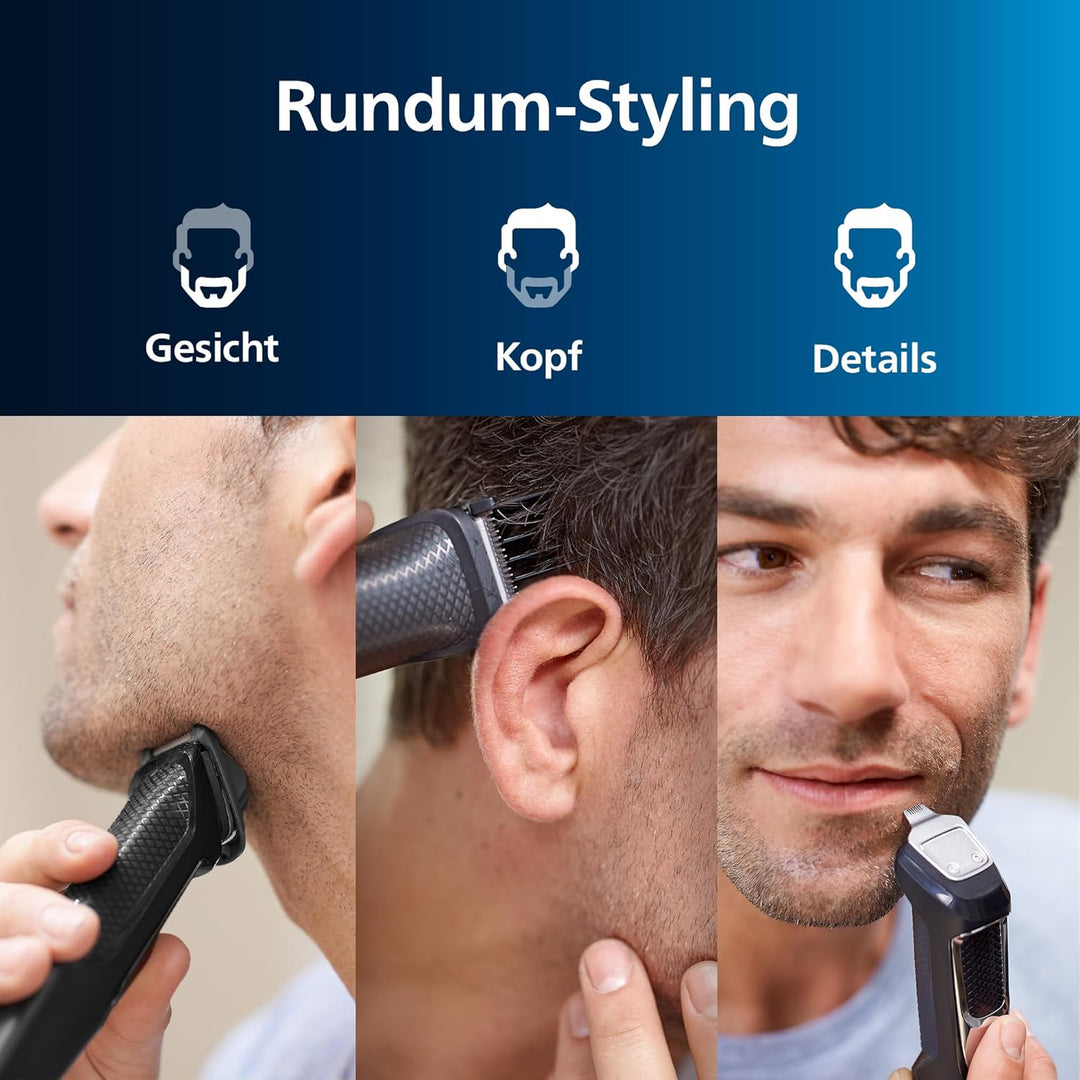 Philips Multigroom Series 3000 9-in-1, für Gesicht und Haare (Model MG3740/15)