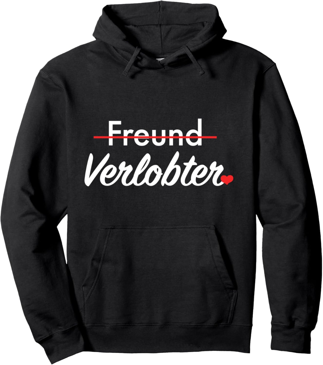 Freund zum Verlobten I Heiratsantrag Verlobung Pullover Hoodie