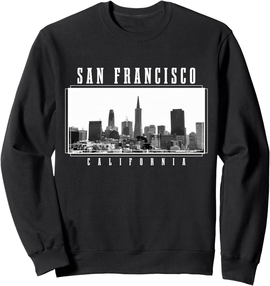 San Francisco Skyline California Vintage USA Souvenir Sweatshirt