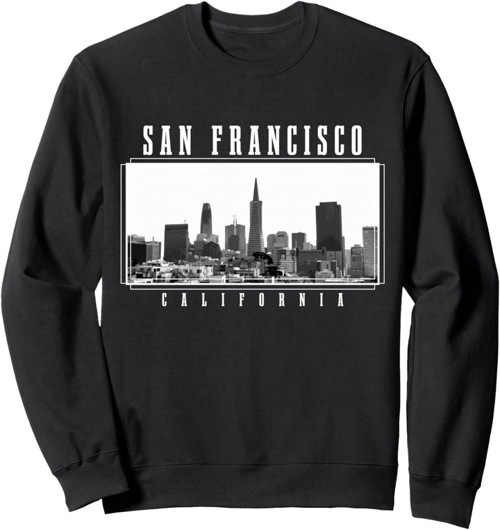 San Francisco Skyline California Vintage USA Souvenir Sweatshirt