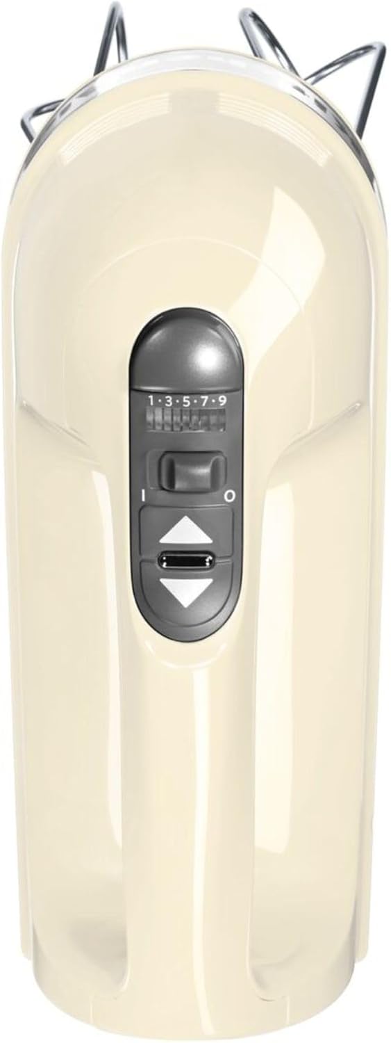 KitchenAid 5KHM9212EAC Handrührgerät, Edelstahl, Kunststoff, crème, Crème