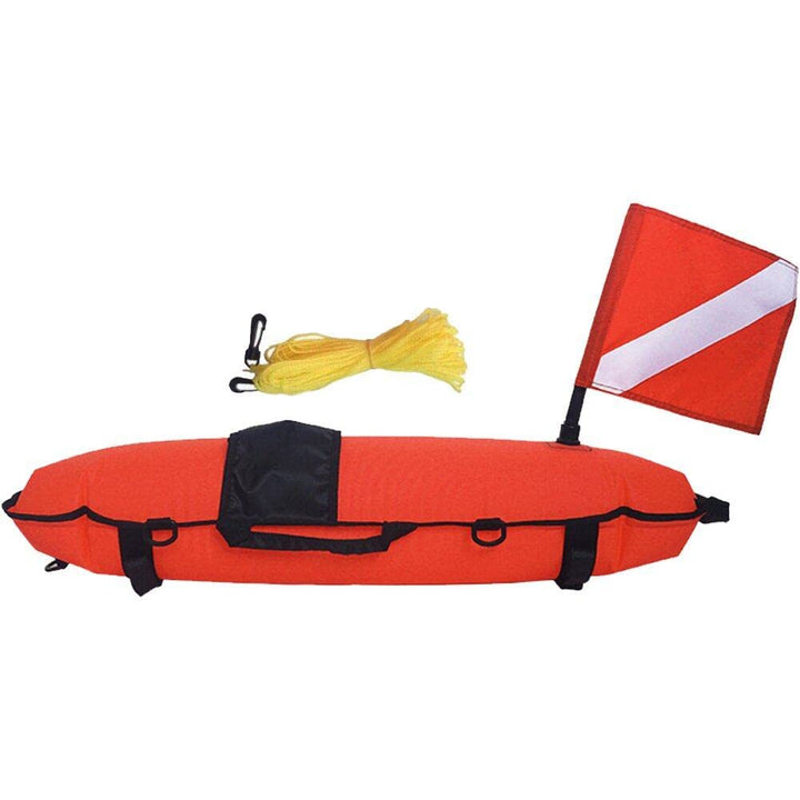 Fopytu Aufblasbare Diving Safety Oberflächenmarker Boje, Hohe Sichtssignalschwimmer Tauchflaggen Für