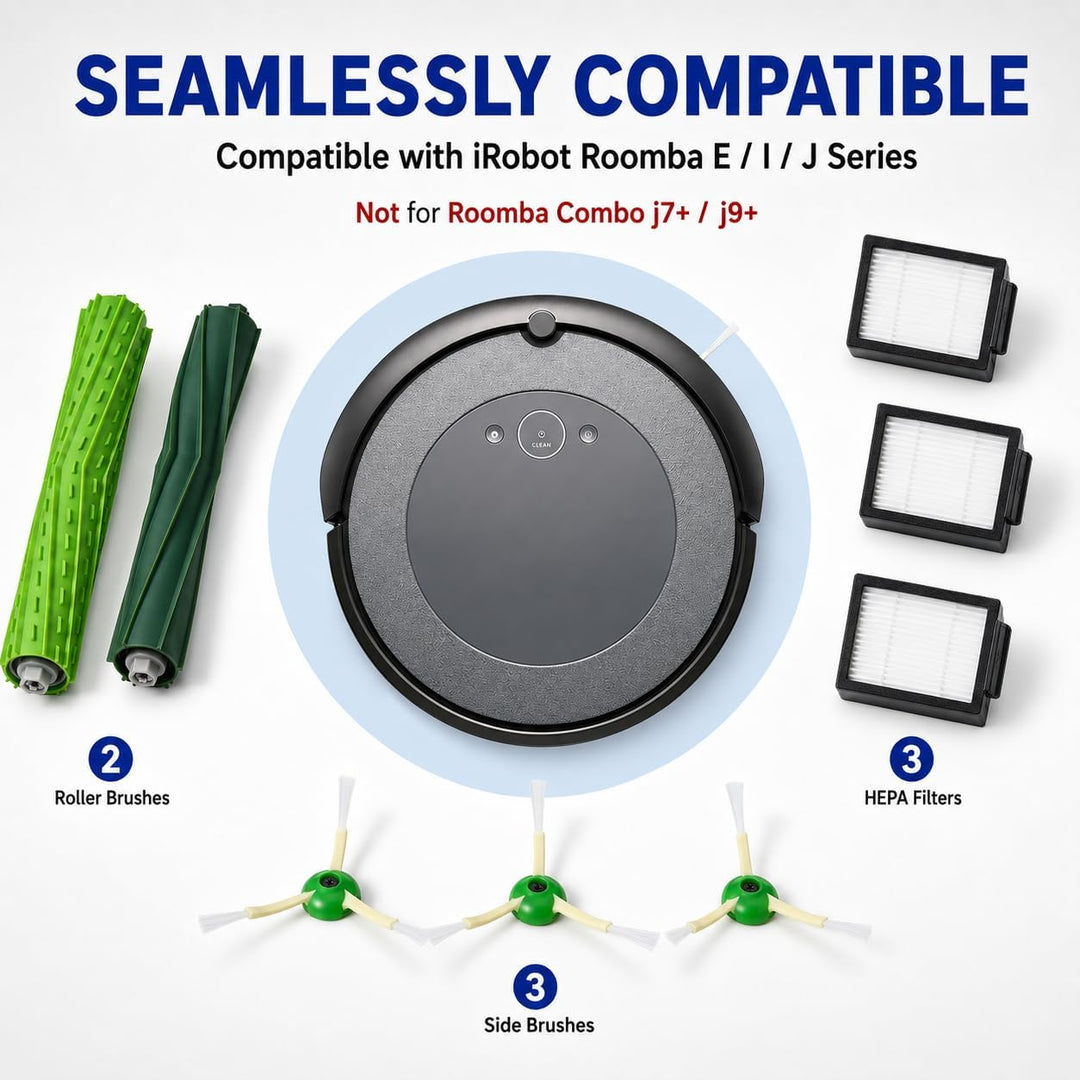 Ersatzteile für iRobot E, I &amp; J Serie, Zubehör für Roomba i8 i7 i6, Combo i5, i4, i3, i2, i1, j8, j6