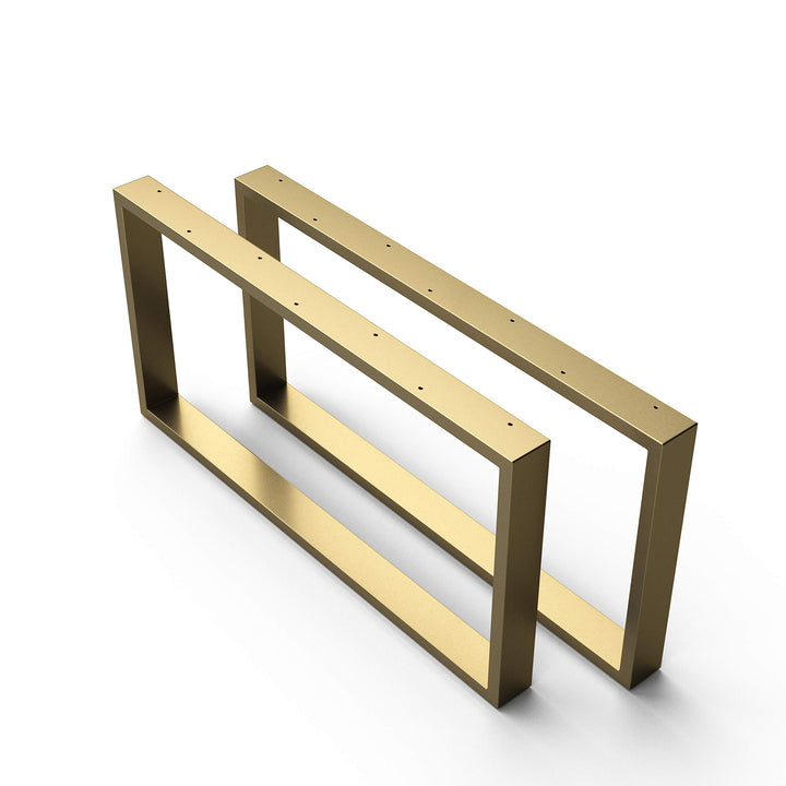 sossai® Couchtischkufen aus Stahl (pulverbeschichtet) | CKK1 | Farbe: Gold | Breite 65 cm x Höhe 40