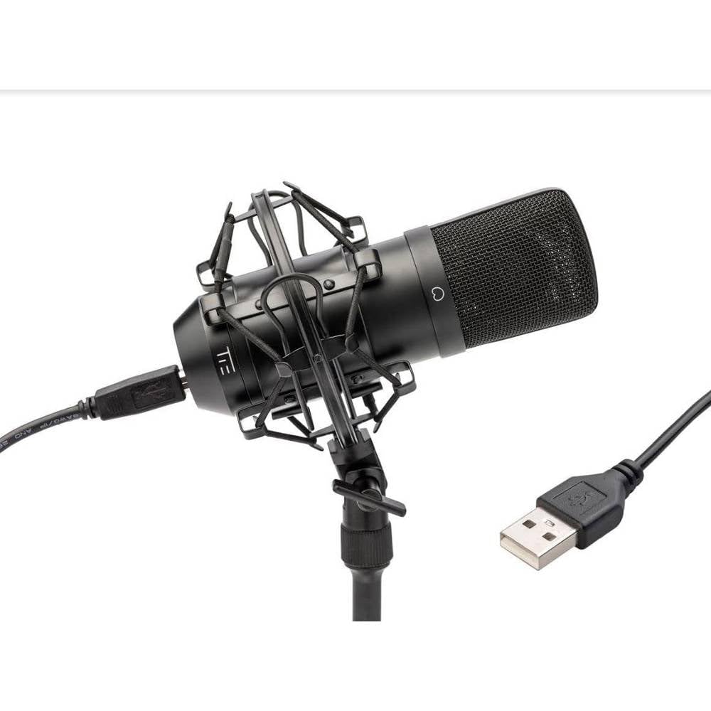 TIE Studio Condenser Mic SW USB-Studiomikrofon Kabelgebunden inkl Spinne, inkl. Kabel, 19-90012 USB