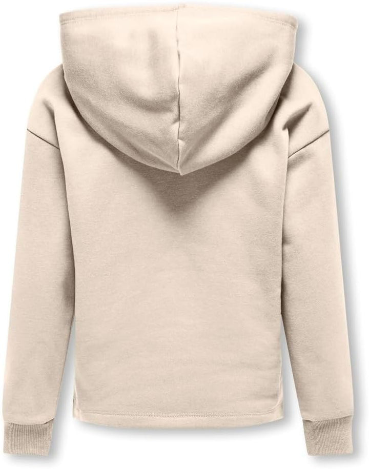 ONLY Girl Kapuzenpullover KOGFAVE Sweatshirt 122-128 Whitecap Gray, 122-128 Whitecap Gray