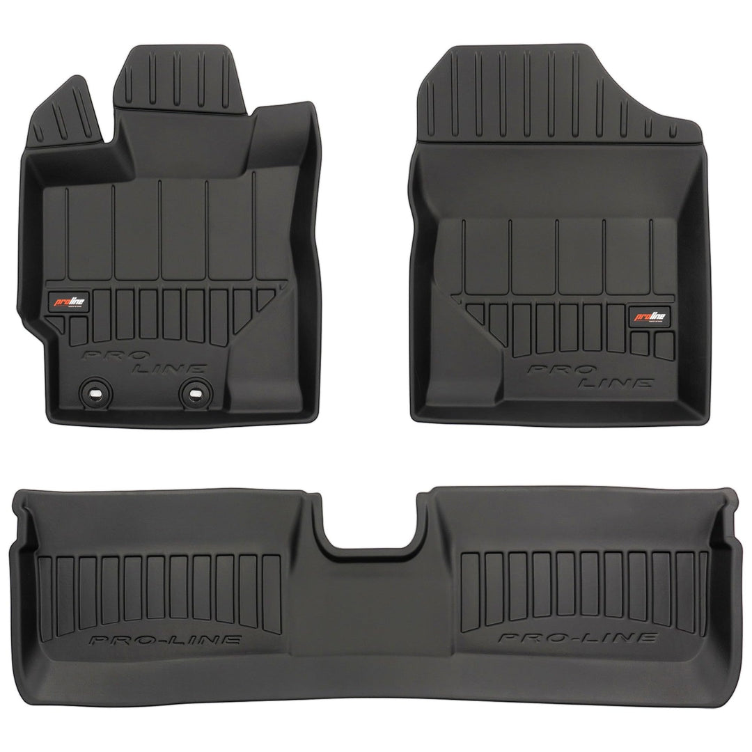 M MOTOS Gummimatten Auto Fussmatte passt für Toyota Yaris III 2011-2020 Verbessern Sie Ihren Reiseko