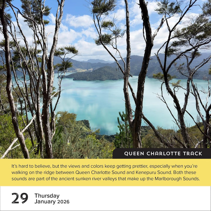 Walks of the World Page-A-Day® Calendar 2026: 25 Epic Treks and Multiday Hikes, Kalender