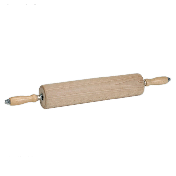 024001 Buchenholz Rollholz mit Kugellagern, 30cm Länge