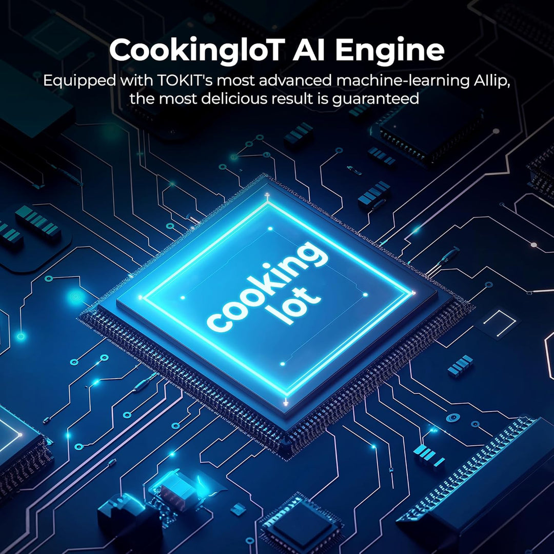 TOKIT Omni Cook Roboter All-in-1 Küchenmaschinen mit 21 Kochfunktionen Eingebauter 7'' Touchscreen G