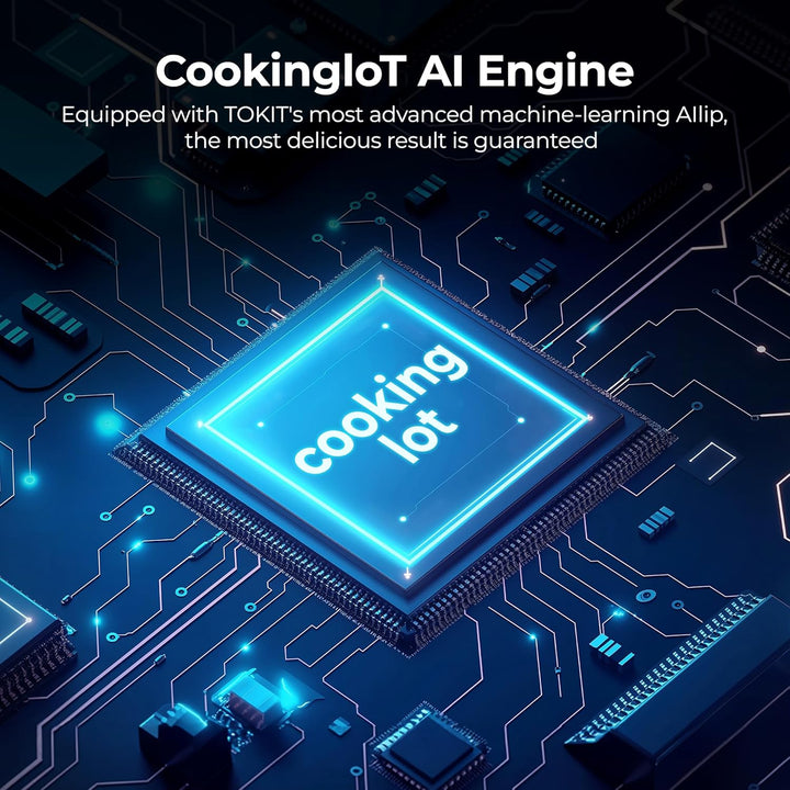 TOKIT Omni Cook Roboter All-in-1 Küchenmaschinen mit 21 Kochfunktionen Eingebauter 7'' Touchscreen G