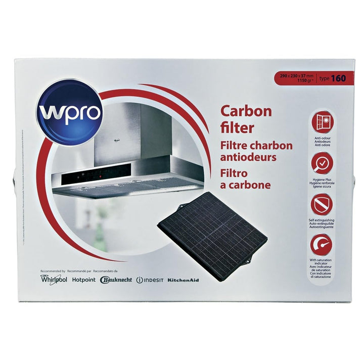 Bauknecht 484000008693 ORIGINAL Kohlefilter Aktivkohlefilter Filter Geruchsfilter Dunstabzugshaube e