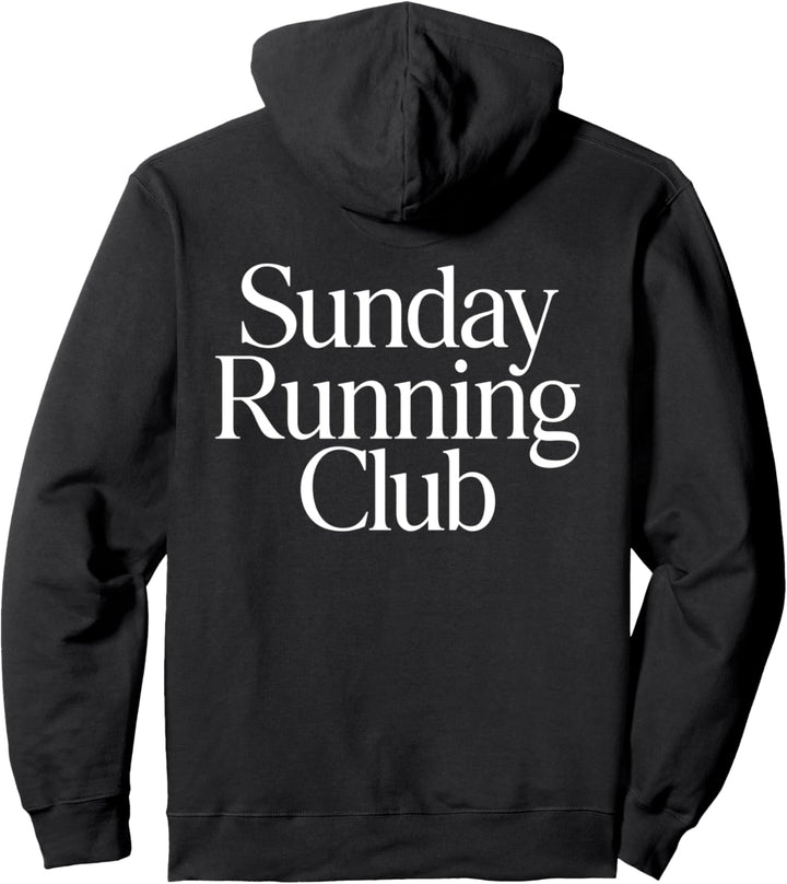 SUNDAY RUNNING CLUB X Jogger Jogging Runner Fitness Gym BACK Pullover Hoodie