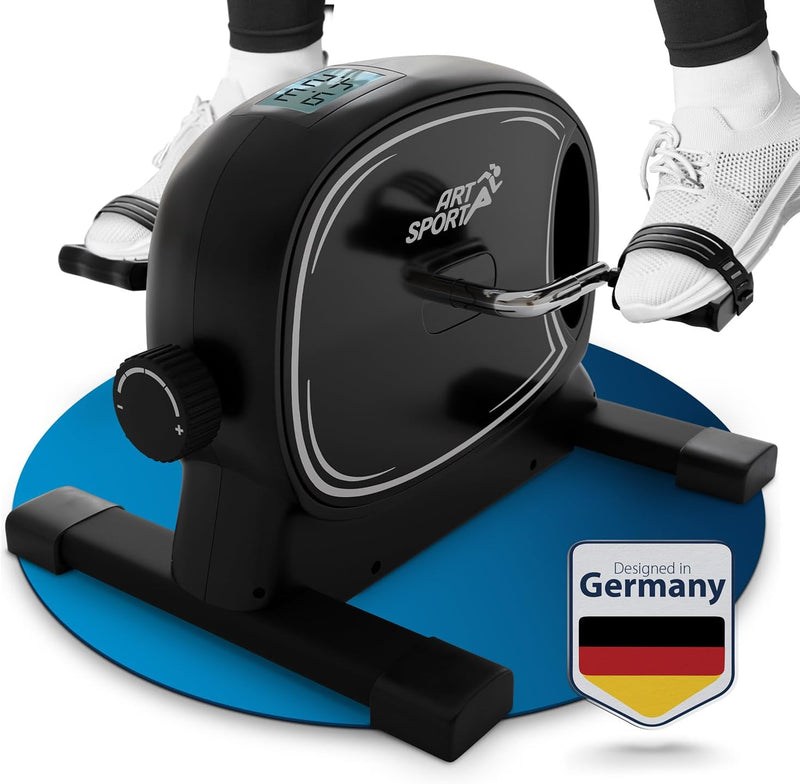 Juskys Pedaltrainer Sportivo - leiser Heimtrainer, Fitnessgerät, Senioren, Armtrainer, Beintrainer,
