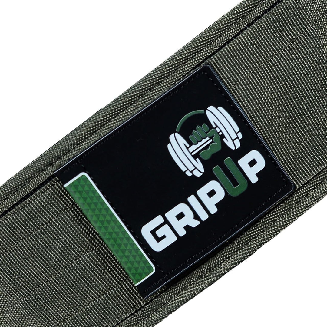 Gewichthebergürtel 4” aus Nylon – Leichter Trainingsgürtel für Krafttraining, Fitness und Gym Workou