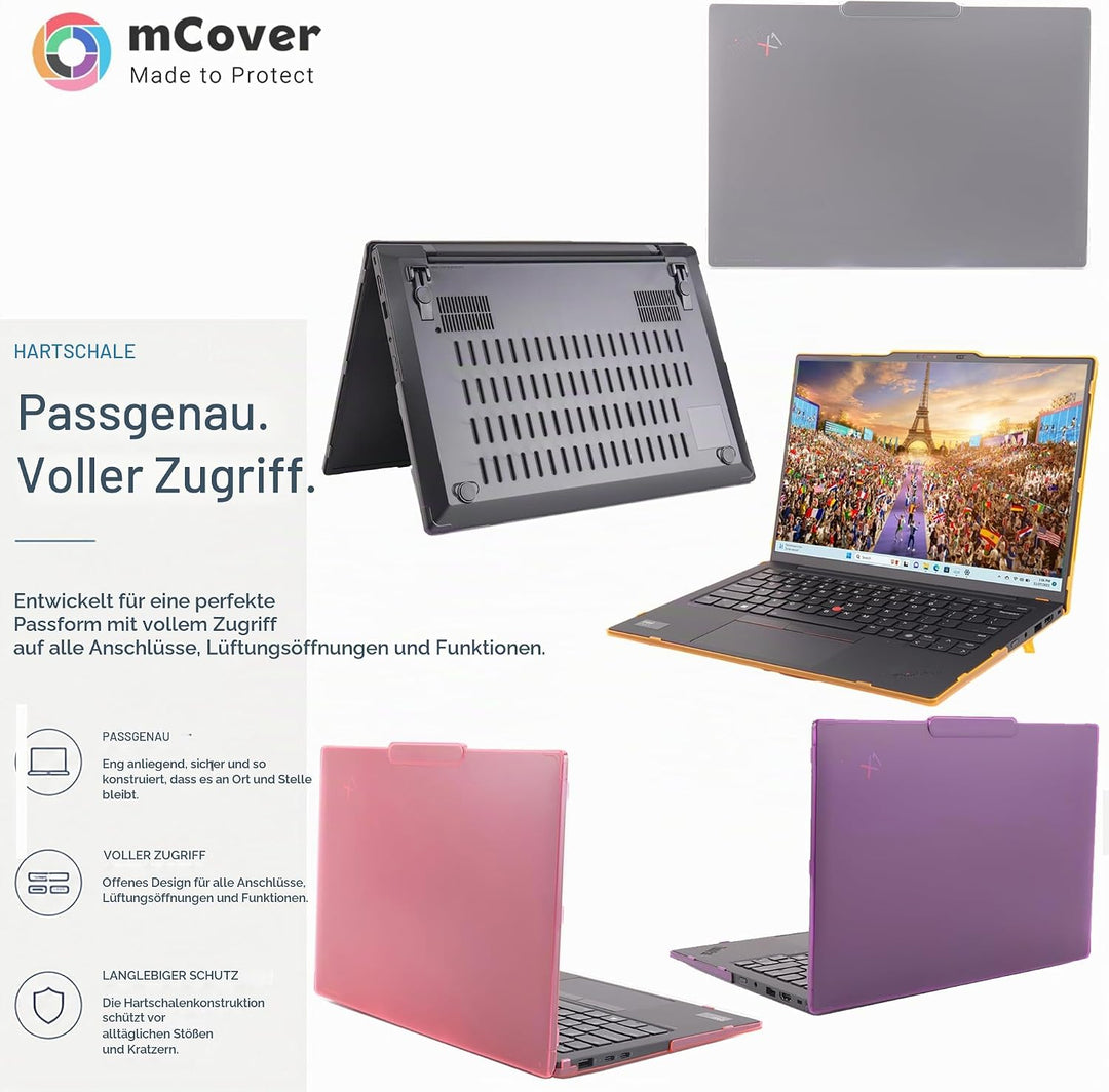 mCover Hartschalen-Schutzhülle, nur kompatibel mit Lenovo ThinkPad X1 Carbon Gen 12/13 Windows Noteb