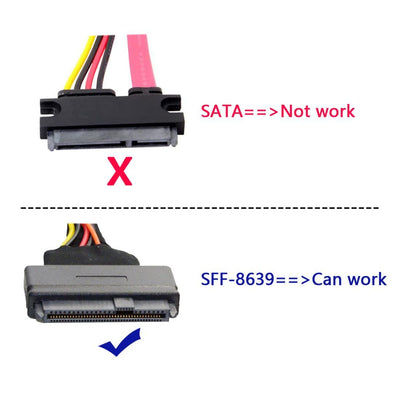 chenyang M.2 NVME PCIe SSD auf U.2 SFF-8639 2,5 Zoll Festplattengehäuse Konverteradapter SFF-8639 M.