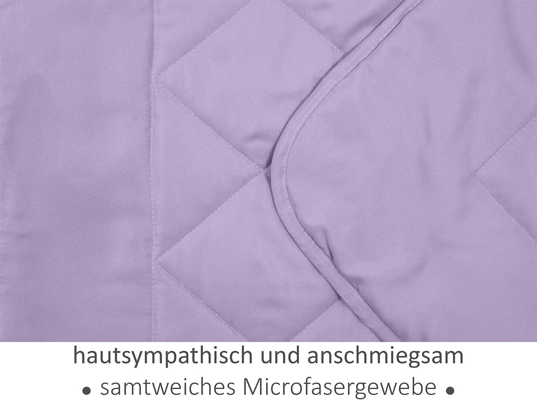 npluseins Sommerdecke 135x200 cm - dünne und leichte Bettdecke für den Sommer – Kühl schlafen – idea