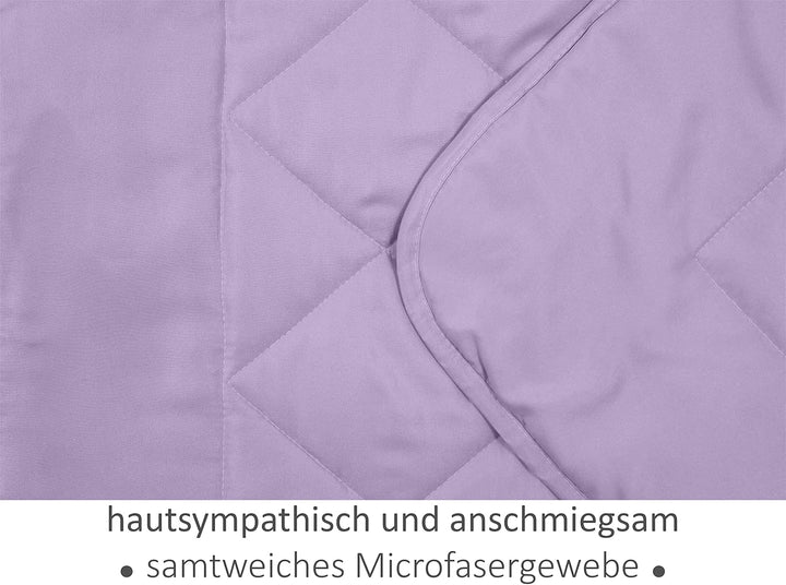 npluseins Sommerdecke 135x200 cm - dünne und leichte Bettdecke für den Sommer – Kühl schlafen – idea