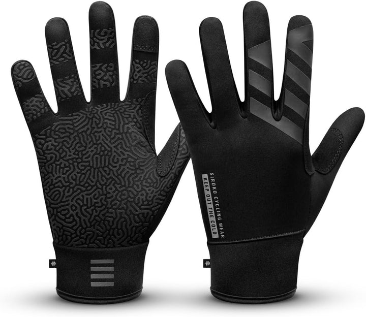 SIROKO Winterhandschuhe Vestkapp Schwarz Herren und Damen XXS, XXS