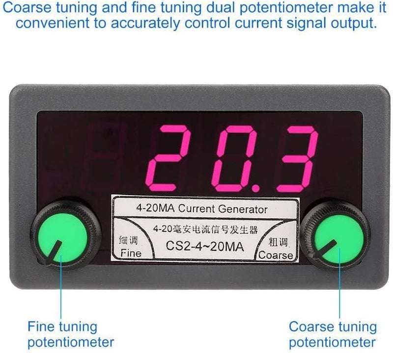 MAGT Signalgeneratoren, 4-20mA-Qualitäts-Potentiometer Digitalen Stromanalogsignalgenerator Grob- /