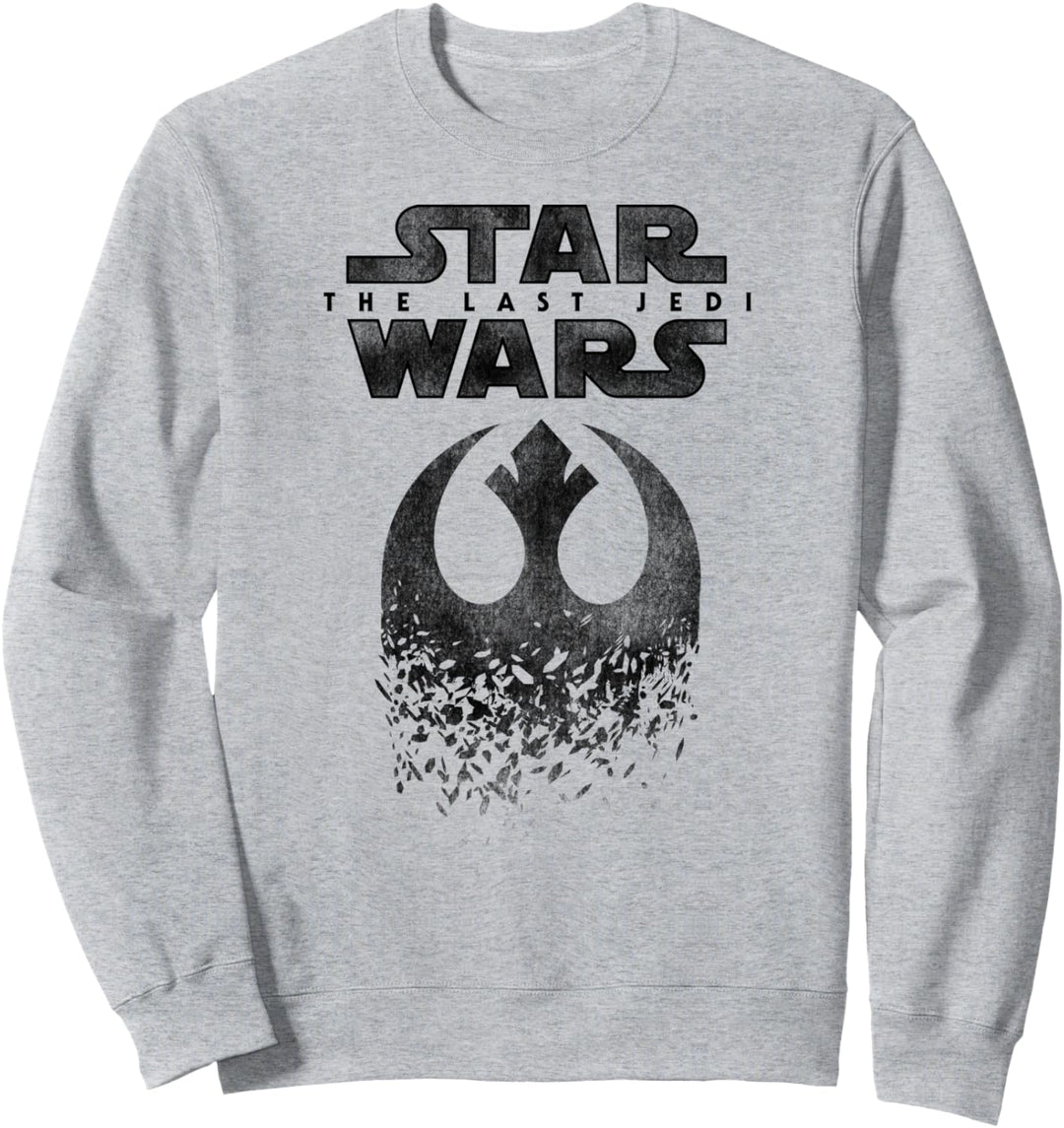Star Wars Last Jedi Rebel Logo Disintegrated Sweatshirt