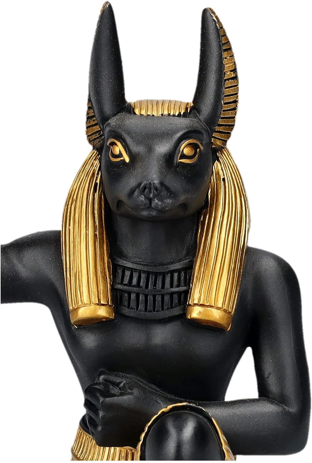 Teelichthalter Anubis Figur kniend | Ägyptische Deko