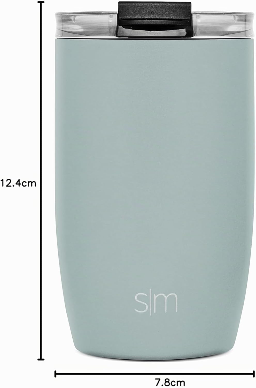 Simple Modern Reisebecher für Kaffee Trinkbecher Becher mit Klappdeckel | Isolierter EdelstahlEiskaf