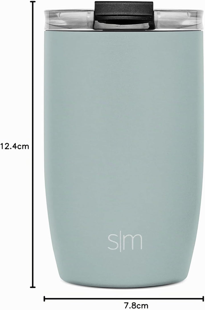 Simple Modern Reisebecher für Kaffee Trinkbecher Becher mit Klappdeckel | Isolierter EdelstahlEiskaf