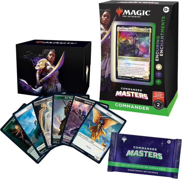 Magic: The Gathering Commander Masters Commander Deck - Enduring Enchantments (2-Card Collector Boos